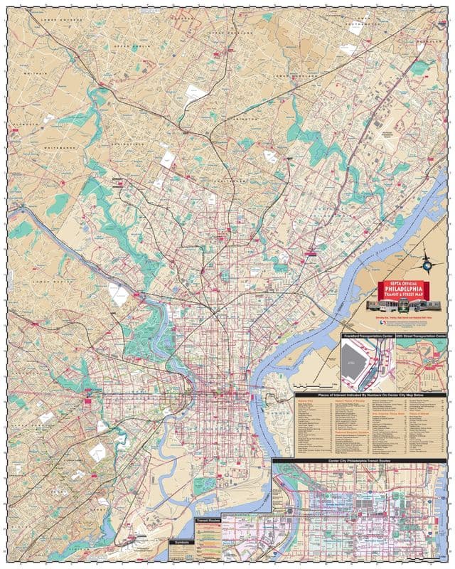 Philadelphia city map